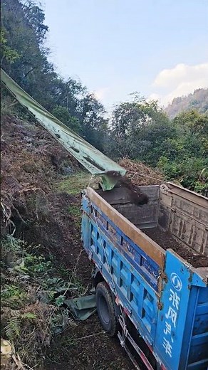 A Clever Way To Collect Fertile Topsoil From A Hillside