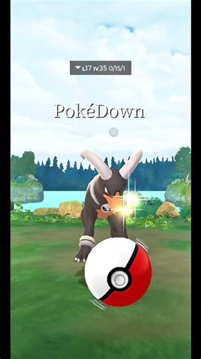 I FOUND A WILD HOUNDOOM! 🔥🐕 Dark Type Beast! #Shorts #PokemonGO #Viral