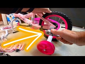 Huffy Disney Minnie Mouse Girl's Bike with Training Wheels How to Assemble