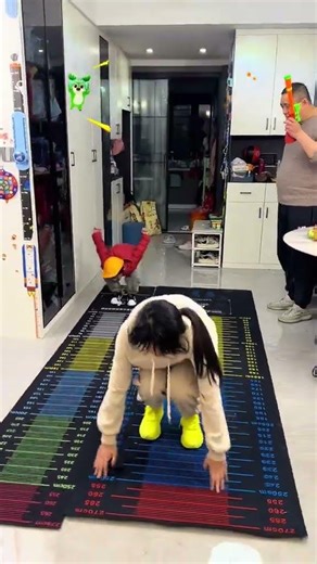 If you fail the long jump test, get a non-slip mat for the standing long jump. It's soft, prevents