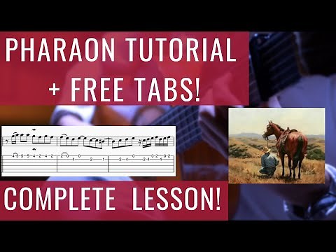 Gipsy Kings Pharaon Guitar Lesson + TAB - FULL TUTORIAL