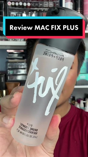 First impression using MAC Fix Plus 👀 is it YES YES YES or NO??!! #maccosmetics #macfixplus #settingspray #beautyguru #beautyhacks #wanapproved #highendmakeup #highend #makeupreview #sephoramy