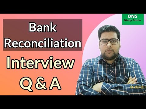Bank Reconciliation Statement Interview Questions and Answers