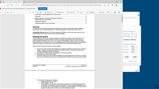 oracle数据库安装文件的设置
