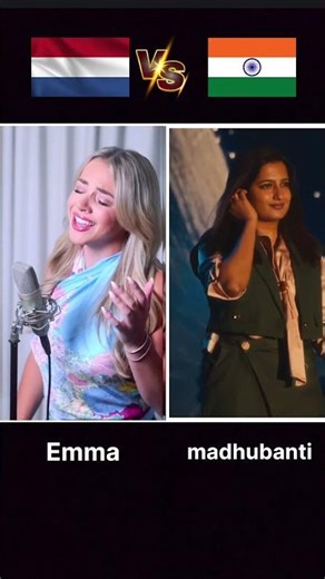 Aaj Ki Raat Singing Battle | Anukriti vs Emma Heesters | Female Cover Song #shorts