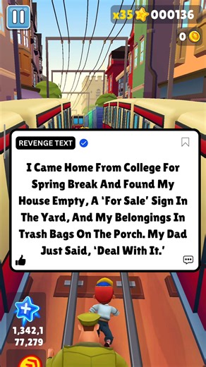 I Came Home From College for Spring Break and Found My House Empty, a ‘For Sale’ Sign in the Yard, and My Belongings in Trash Bags on the Porch. My Dad Just Said, ‘Deal With It.’ | Revenge Text