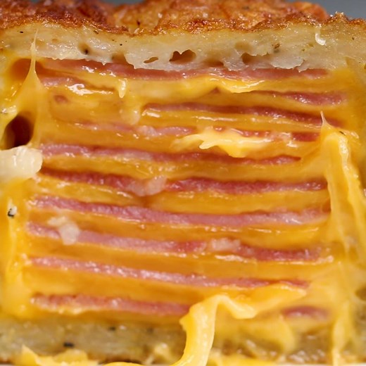 31M views · 70K reactions | Experience the crispy, gooey goodness of these ham and cheese hashbrown cubes! 襤 FULL RECIPE: https://tasty.co/recipe/ham-and-cheese-hash-brown-cubes Get our three-piece peeler set HERE: https://bzfd.it/2LAga37 - We may make some $$ if you buy! | Tasty | Facebook