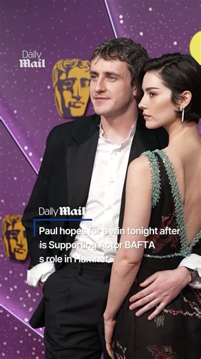 Gracie Abrams packs on PDA with Paul Mescal at the BAFTAs