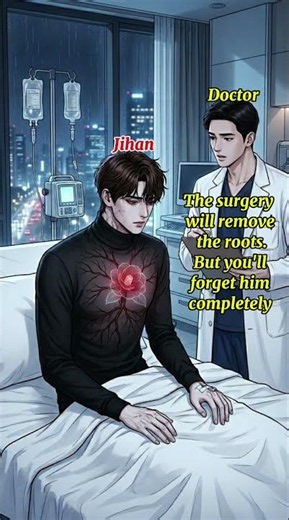 He chose pain over forgetting you 🖤 | Hanahaki Disease | AI Manhwa