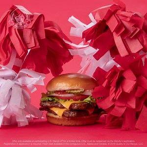 Download the Wendy's app to catch great offers that’ll definitely put fresh beef on the highlight reel. | Wendy's