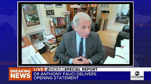 Fauci testifies before Senate on COVID-19 response