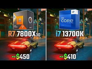 RYZEN 7 7800X3D vs INTEL i7-13700K | Test in 6 Games
