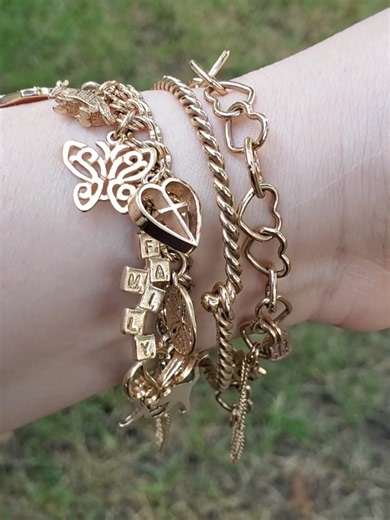 james avery gold stack @James Avery Artisan Jewelry #jamesavery #gold #jewelry #bracelet #fyp
