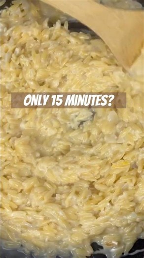 15 Minute Lemon Orzo That Feels Actually Special #easyrecipe #dinner #quickrecipe