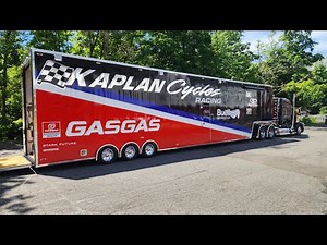 KAPLAN CYCLES KENWORTH COBRA TRACTOR TRAILER EVENT TRANSPORTER TOUR