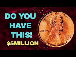Rare 1993-D Lincoln Penny Value Revealed – Most Valuable One Cent Coin Worth Thousands!