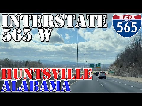 I-565 West - Huntsville to Decatur - Alabama - 4K Highway Drive