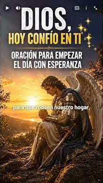 🙏 ORACIÓN DEL DÍA | San miguel Arcángel, Jesús y la virgen Te acompañan en este día