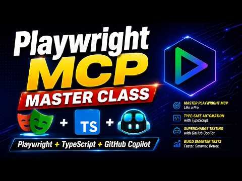 Playwright MCP Master Class 🚀 | Playwright + TypeScript + GitHub Copilot