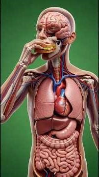 Sandwich Going Down the Throat! | Realistic Swallowing Animation 🍔🧬”#sandwich#foryou#vi#viral#fypシ