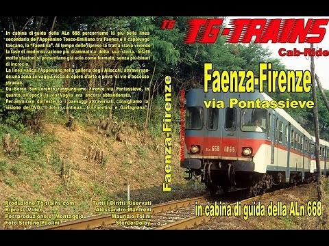 1/7 Faentina Faenza-Firenze in cabina di guida della ALn 668