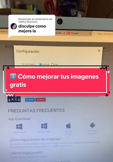 Tutorial de Big JPG para Mejorar Imágenes
