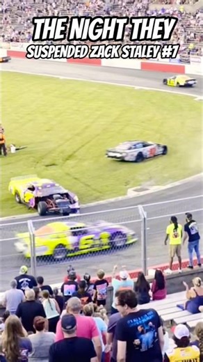 TOO MAD FOR THE MADHOUSE: ZACK STALEY #7 SUSPENDED STREET STOCK DRIVER BOWMAN GRAY STADIUM