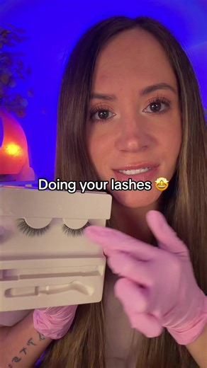ASMR False Lash Application for Sleep | Lash Tutorial