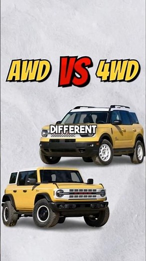 AWD vs 4WD What's the REAL Diffirence?