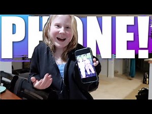 OUR TEENAGER FINALLY GOT A PHONE | GETTING HER FIRST PHONE | TEEN'S FIRST PHONE | SURPRISE NEW PHONE