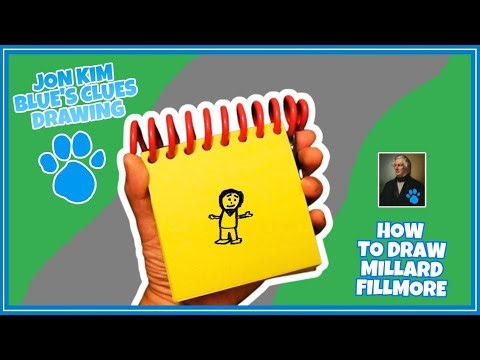 Jon Kim Blue's Clues Drawing - How to Draw Millard Fillmore