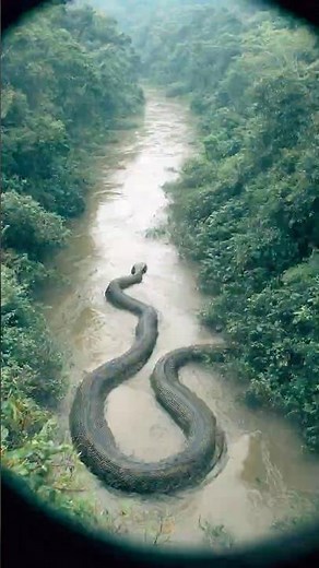 Massive 60-Foot Snake Spotted Slithering Through the Amazon