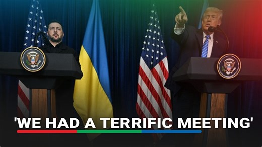 U.S. President Donald Trump said on Sunday (December 28) he was hopeful talks to resolve the war in Ukraine were closer after a lengthy meeting with Ukrainian President Volodymyr Zelenskiy in Florida. Trump and Zelenskiy indicated at a joint press conference that there was near agreement on a U.S.-Ukraine security agreement, but Trump said a few "thorny issues" around territory must be resolved. Trump spoke with Russian President Vladimir Putin earlier in the day. (Production: Suheir Sheikh) | A