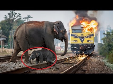 50 Horrifying moments of Animals Colliding with Trains Trackpact