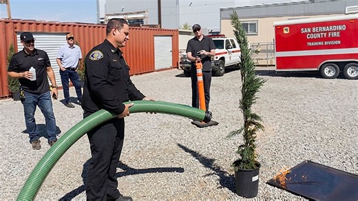 California fire crews test new technology that extinguishes flames with sound waves