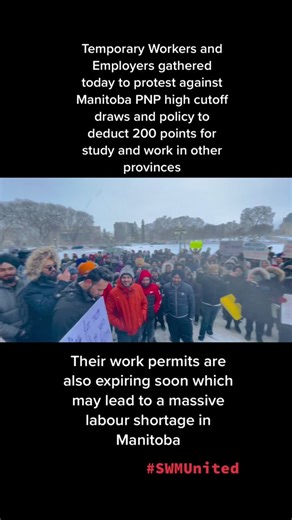 MPNP Protest by Skilled workers and their employers #mpnpprotest #swmunited