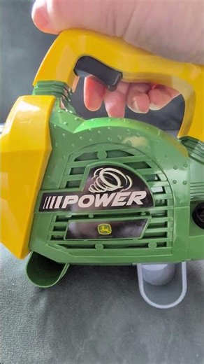 A Toddler Toy That Gets REAL Reactions | John Deere Leaf blower Demo