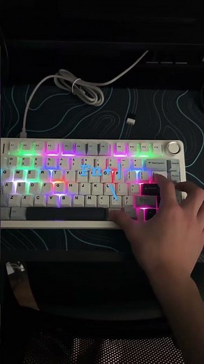 How to change RGB on Aula F75 #aulaf75 #keyboard #tips