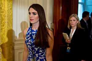 Hope Hicks admitted that she sometimes tells “white lies” for the president as part of her job. | Yahoo Life