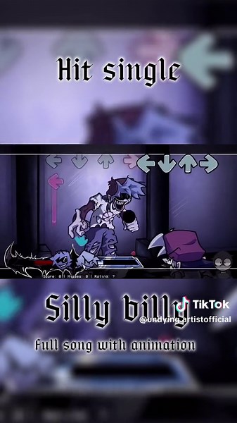 Hit single - SILLY BILLY #fridaynightfunkin #fridaynightfunkinmod #gaming #fyp #sillybilly #undyingartist #bf #horror #animation