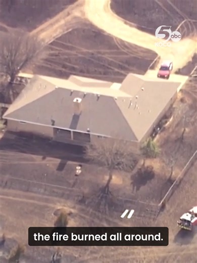 Firefighters Heroically Save Home from Wildfire in Oklahoma
