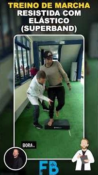 ✅ Resisted gait training with resistance band (SuperBand) / Ankle fracture 🦴