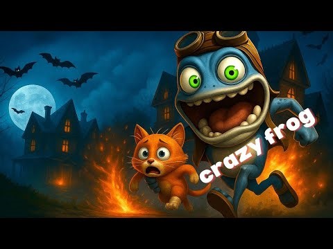 Crazy Frog in the Haunted House (with Injured Cat)