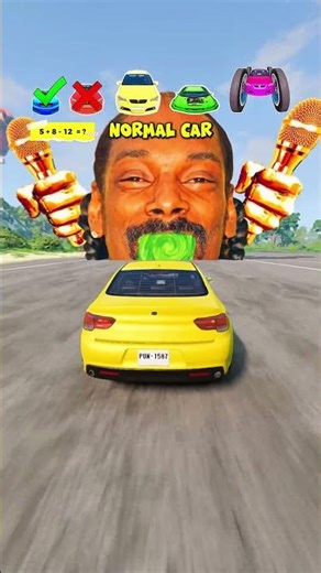 GIANT & tiny Cars vs Snoop Doggy Dogg Open Big Mouths Doggfather Tunnel