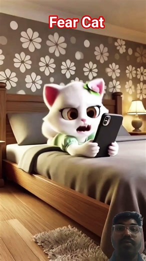 Fear Cat #catstory #funny #cuteanimal #cat #cartoon #shorts #fear #cutepet #aww