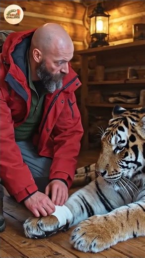 Injured Wild Tiger Returns To Find Savior