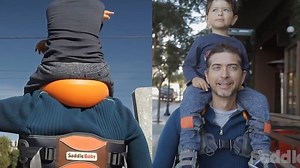 520K views · 7.3K shares | This is the best way for parents to give their kids piggyback rides. | Inventions Insider | Facebook