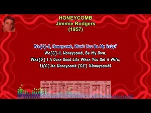 Honeycomb - Jimmie Rodgers (1957) Sing-along Lyrics Guitar Chords