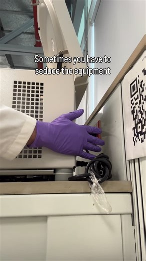 Van Micro on Instagram: "I swear I asked for her number afterwards 🫣 #lab #biotech #centrifugue #phd"