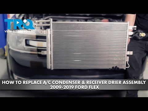 How to Replace AC Condenser and Receiver Drier Assembly 2009-2019 Ford Flex